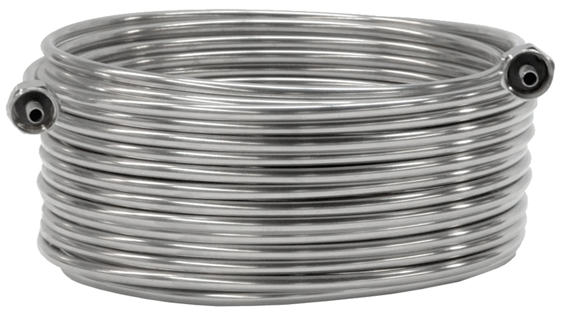 Stunning 304 S/S Coil with Fittings - 10 - 5 in. Dia., 70'L - Right