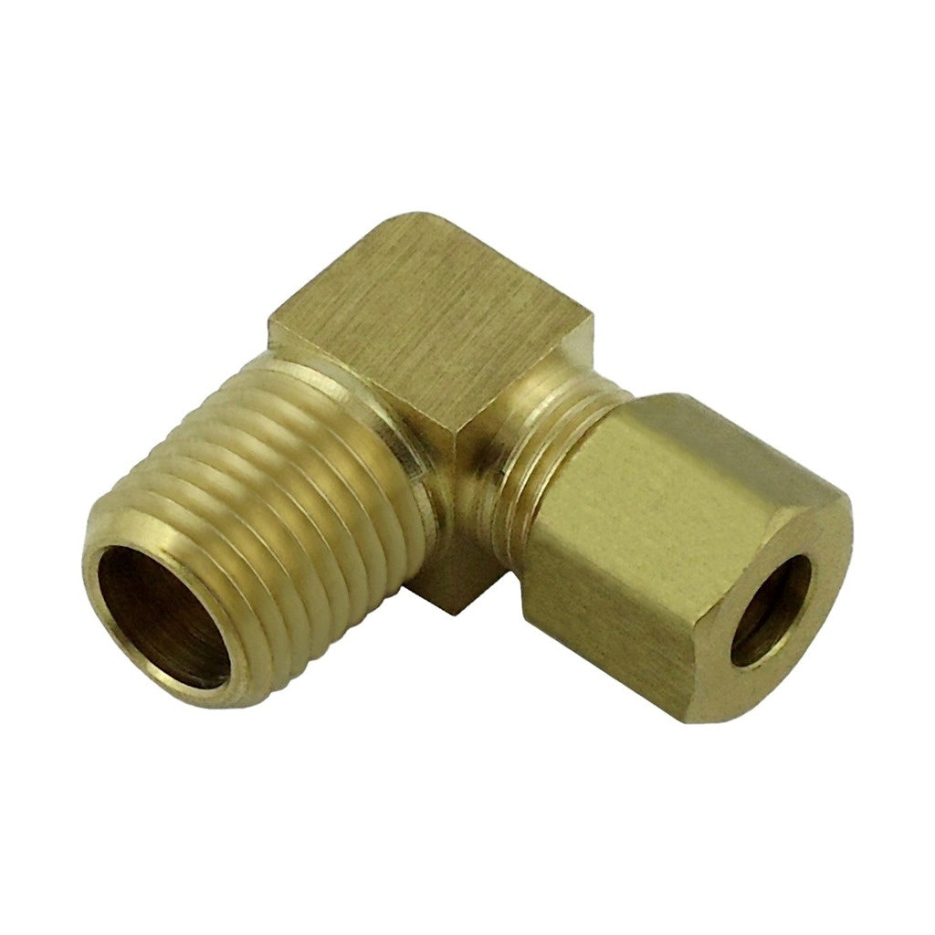 Amazing 1/4inC X 1/4inMpt Brass Compression 90 Elbow