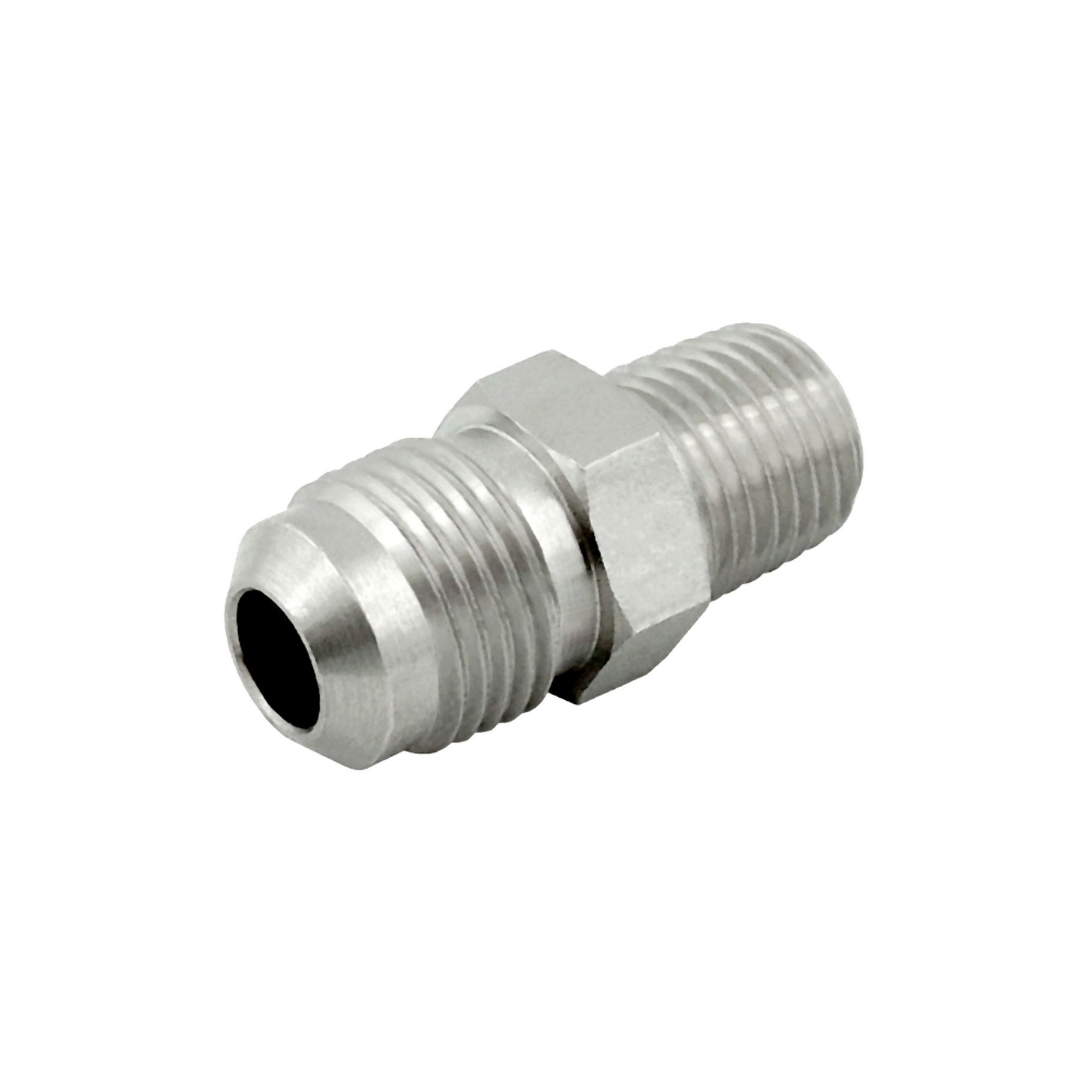 Amazing 1/4inMfl X 1/8inMpt Stainless Steel Hex Adapter - Get Yours Now!
