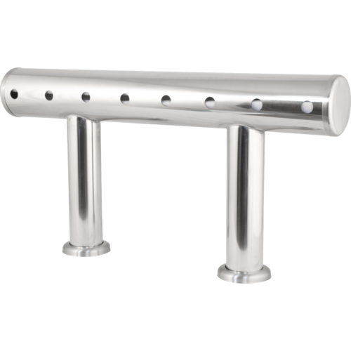 Komos® Double T Bar Draft Tower - 8 Tap: The Ultimate Draft Solution