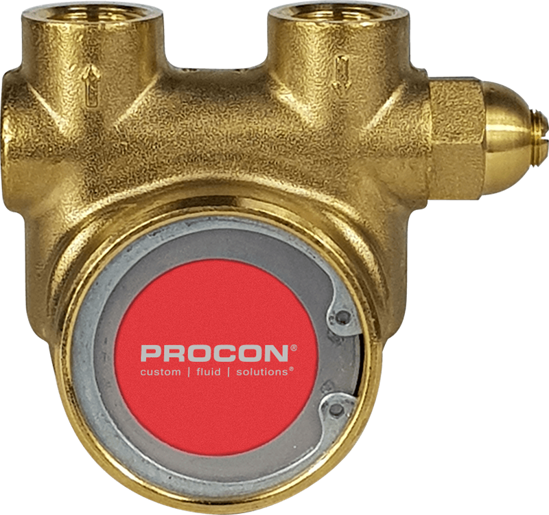 Procon® 11FA015F11CB Series 7 Rotary Vane Fluid Pump - Espresso Lover's Dream! 15GPH (45LPH), EPDM/Nitrile, External Adjust