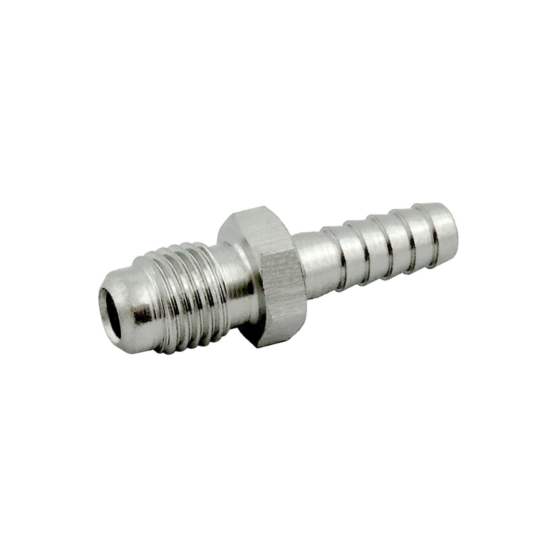 Premium 304 Stainless Steel 1/4in MFL x 1/4in Barb Hose Stem - A Must - Have!