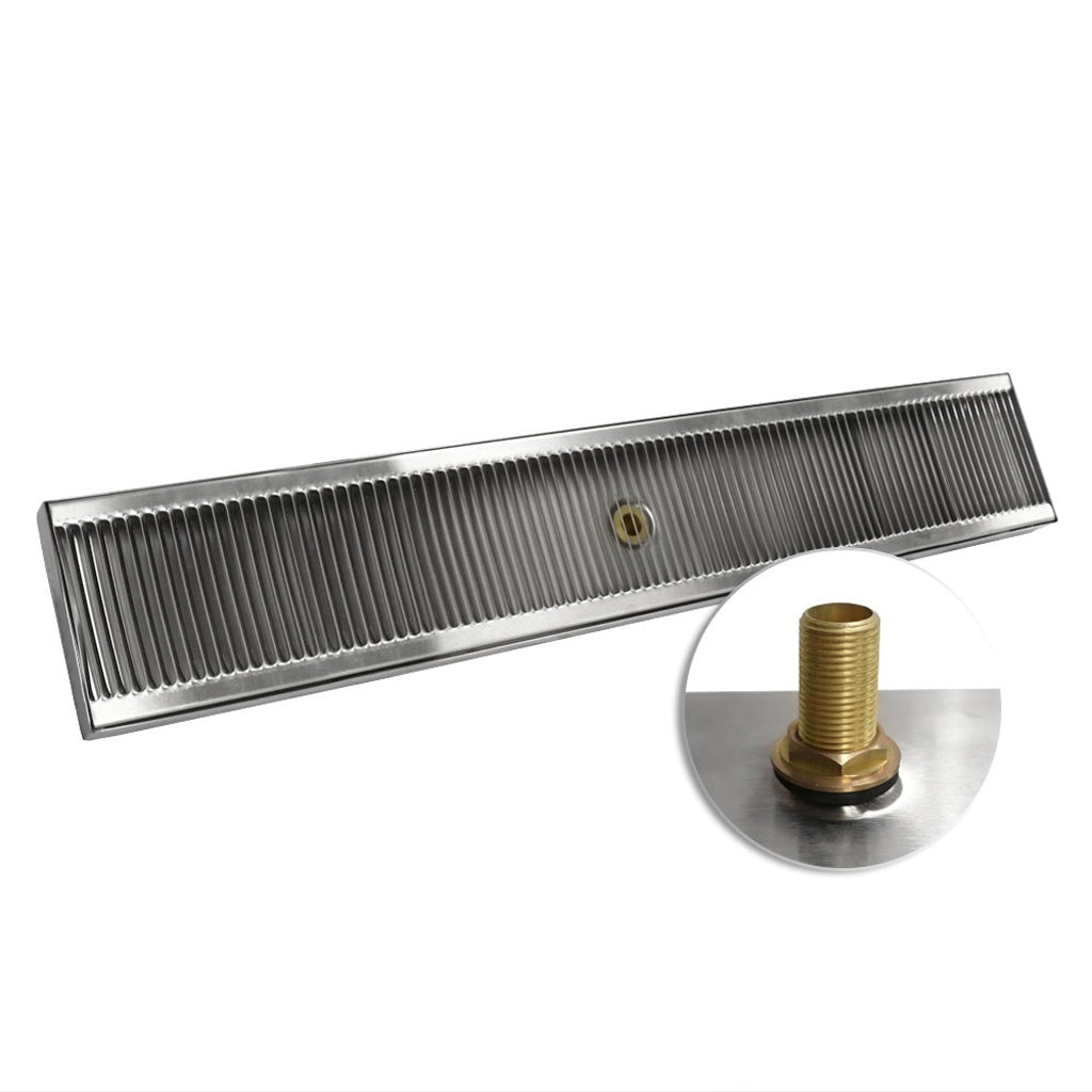 C-M Drain with Drain Tube: 5-1/8in Wide x 30in Long - Ideal Kitchen Solution!