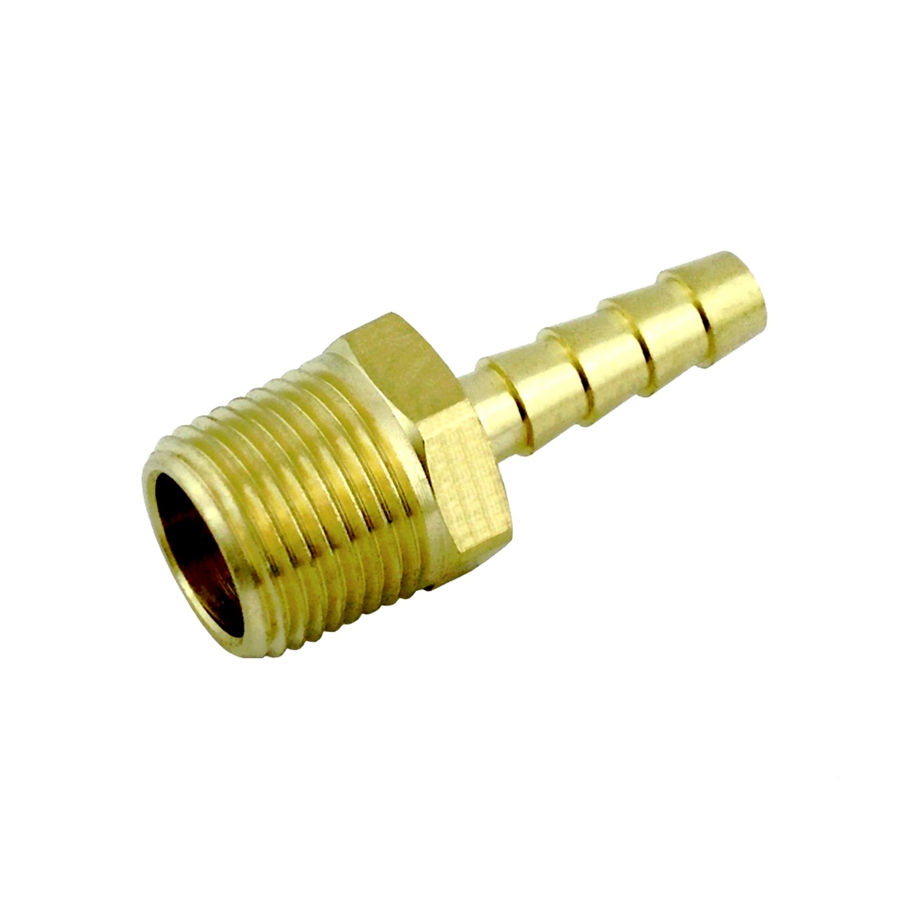 Premium 1/4inB x 3/8inMpt Brass Hose Stem - Upgrade Your Hoses Now!
