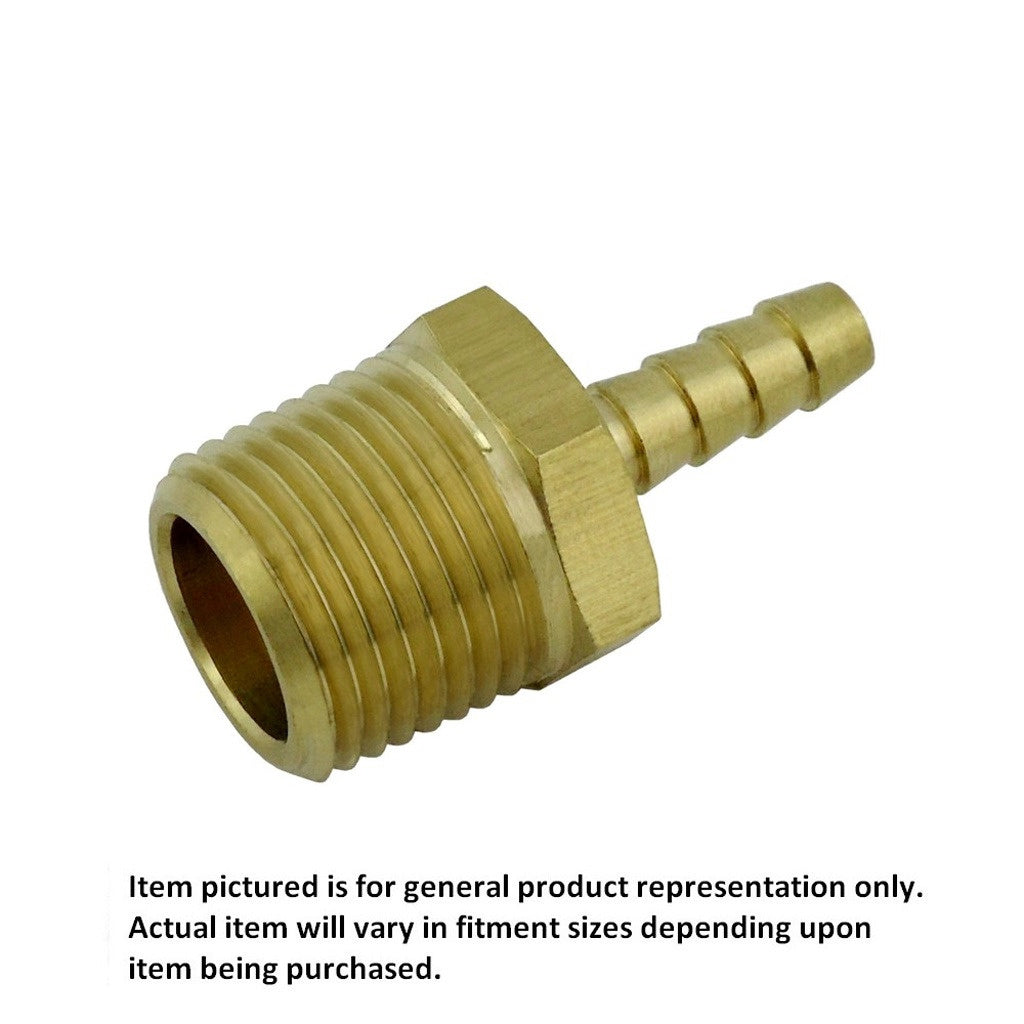 Premium 1/4inB X 1/2inMpt Brass Hose Stem - Upgrade Your Hose Connection Now!