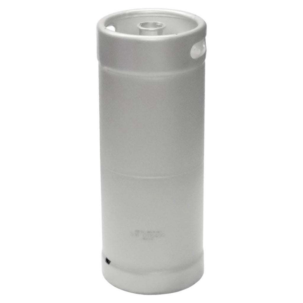 1/6 Barrel Stainless Steel Keg with American Sanke Fitment - A.E.B. Italy