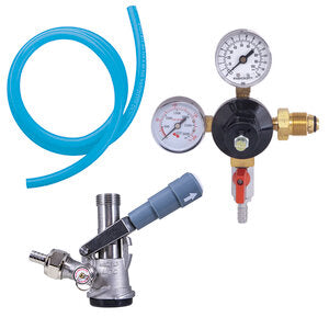 Exclusive Pro Line Wine Kegerator Kit with 8 D System Keg Couplers - Must - Have for Wine Lovers!