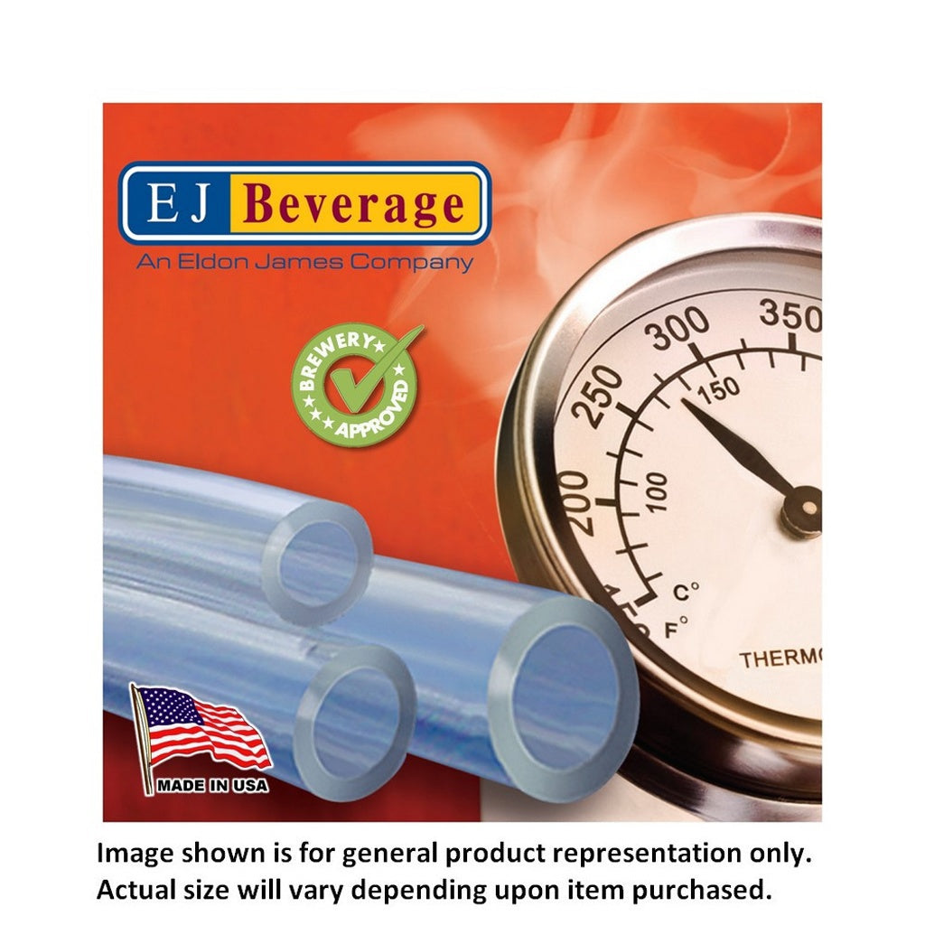 EJ Beverage High-Temp Beverage Tubing: 3/8 ID x 5/8 OD, 100' Roll - Heat-Resistant Food-Grade Hose