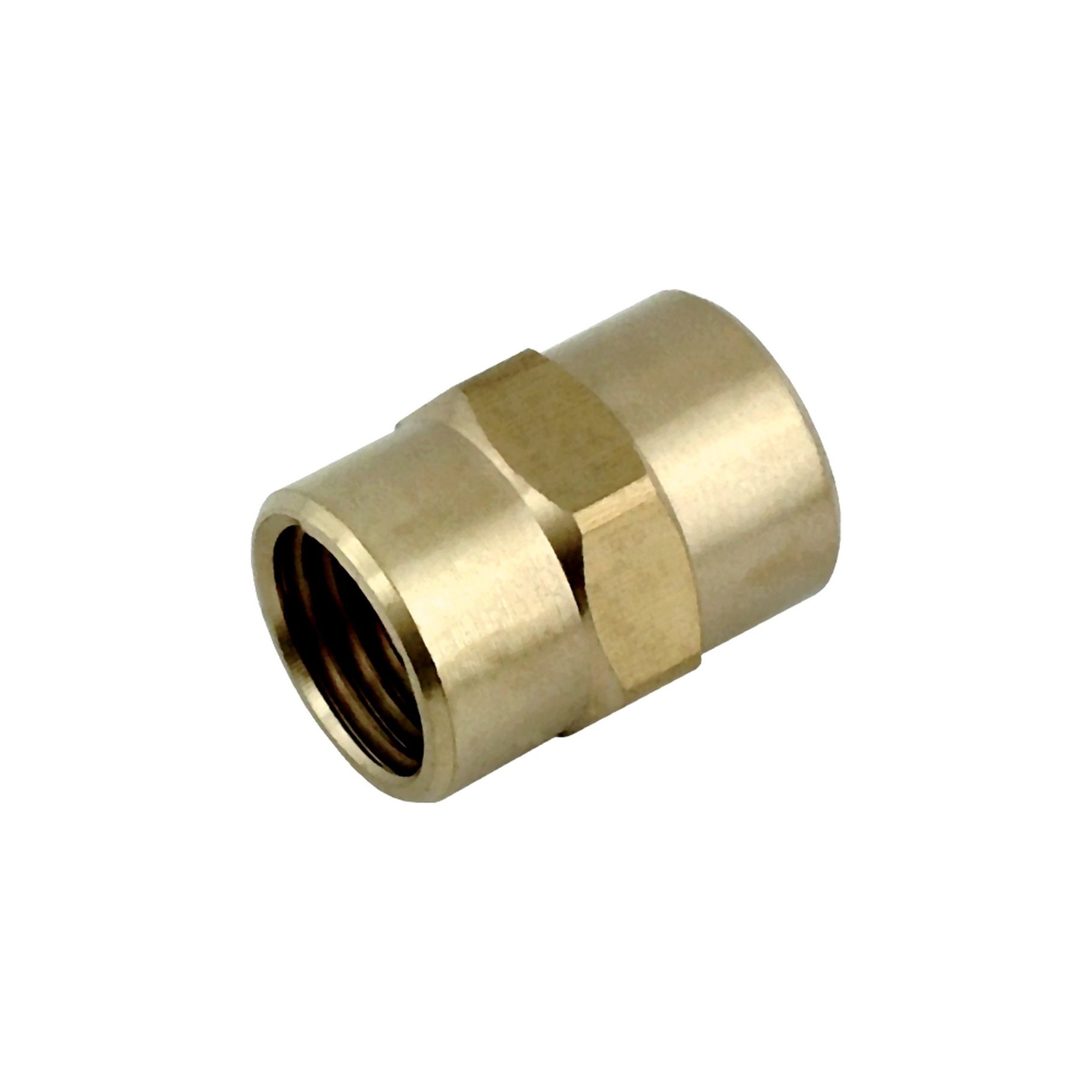 Gorgeous 1/2in FPT x 1/2in FPT Brass Hex Coupling - Get Yours Now!