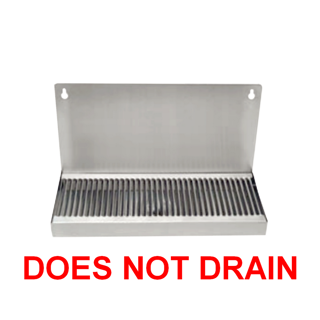 Amazing W-M 6in x 5-1/8in x 12in No-Tube Drip Tray