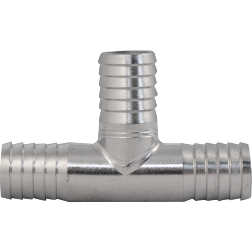 Komos® 1/2 in. Barbed Stainless Steel Tee - The Ultimate Gas Line Splitter!