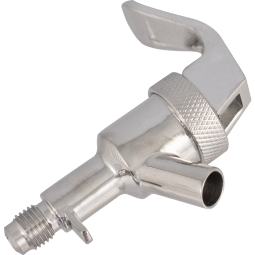 Torpedo Premium Handheld Stainless Steel Beer Faucet for Picnics - 1/4 in. Flare