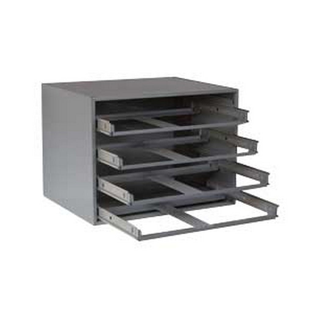 Flambeau® Durable Metal Slide Rack for 4 Metal Boxes