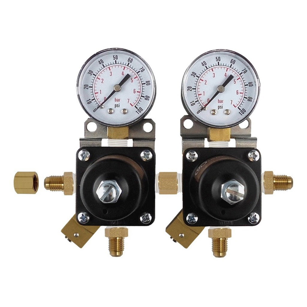 Double Secure/Pipe Regular 1/4in Mfl with Check Valve 100/100: Universal Connector