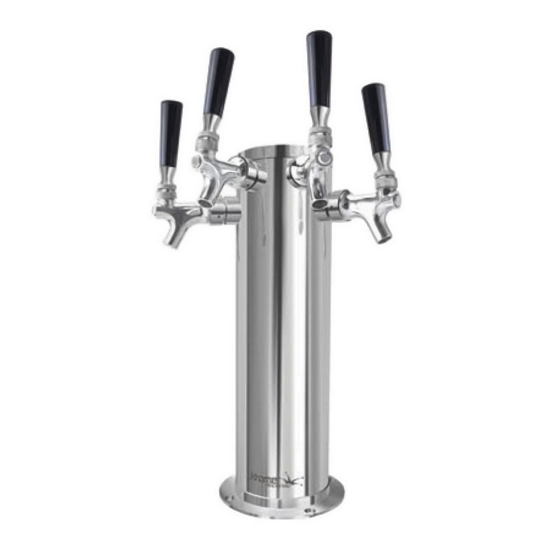 Stunning 4 - Faucet 4 - Diameter Air - Cooled Polished Stainless Steel Tap Tower Column with Chrome Faucet