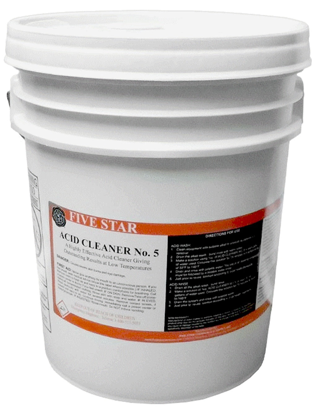 Five Star 5-Gallon Acid Cleaner for Stainless Steel Brewing Equipment