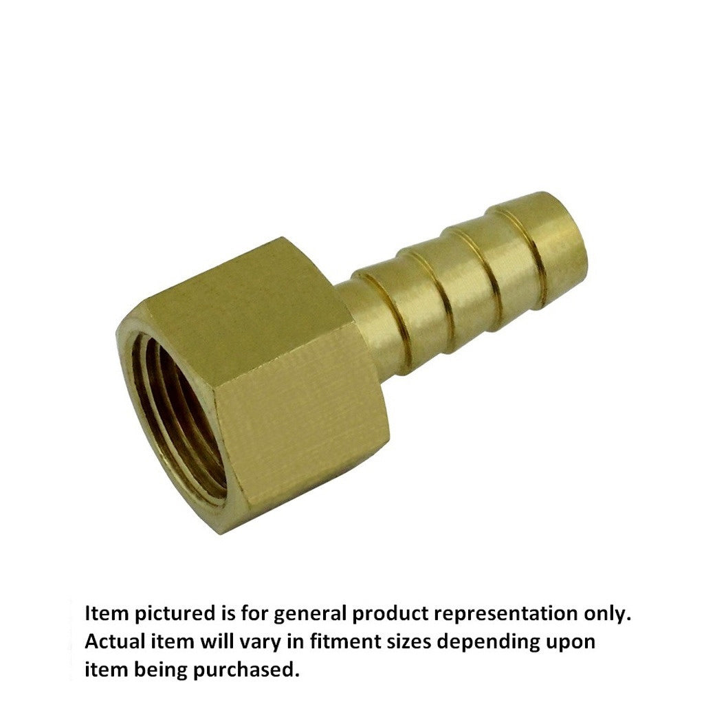 Brilliant 1/4inB X 1/4inFpt Brass Hose Stem