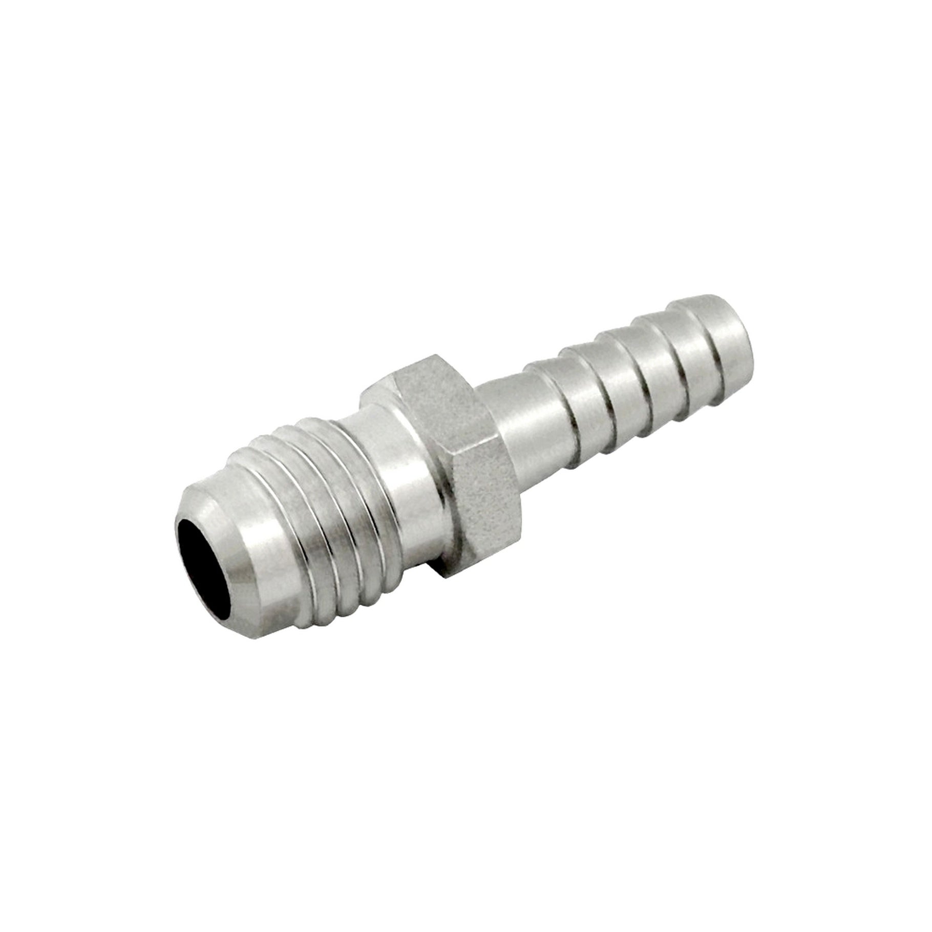 Premium 304 S/S Hose Stem: 1/2in - 16 Mfl X 1/4inB