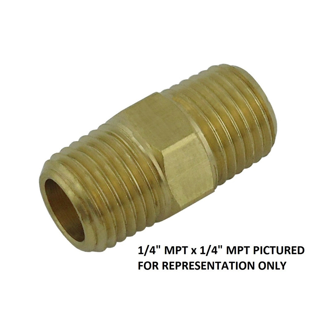 Gorgeous 1/2inMpt X 1/2inMpt Brass Hex Nipple - Grab Yours Now!