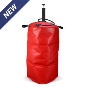 Hot! Red Vinyl Beer Keg Insulator Jacket for Slim Quarter Keg - Grab Yours Now!