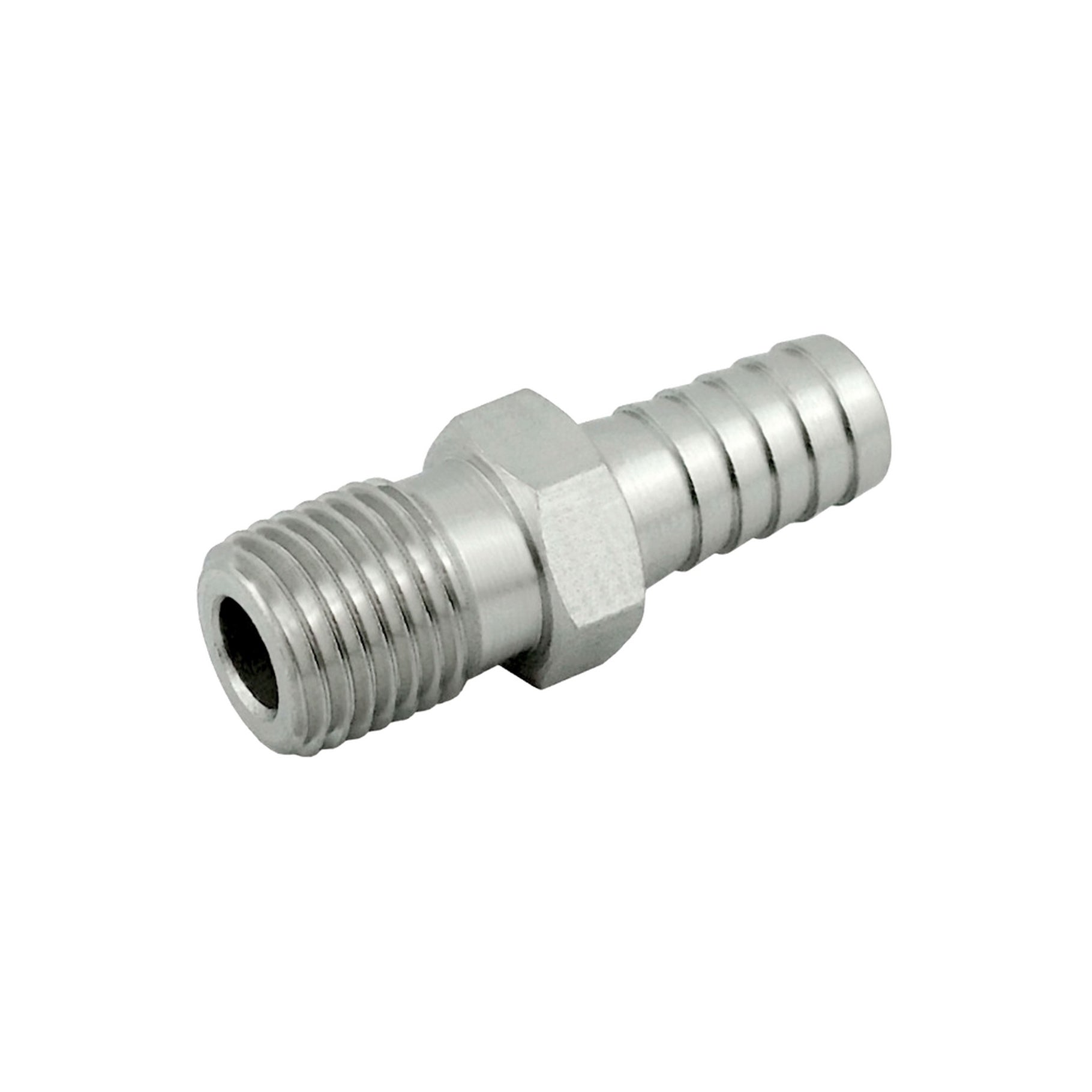Premium 304 Stainless Steel 3/8inB X 1/4inMpt Hose Barb Adapter - Get Yours Now!