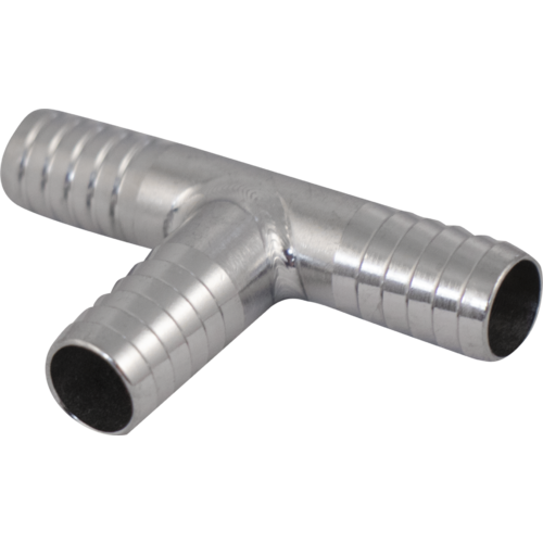 Komos® 1/2 in. Barbed Stainless Steel Tee - The Ultimate Gas Line Splitter!