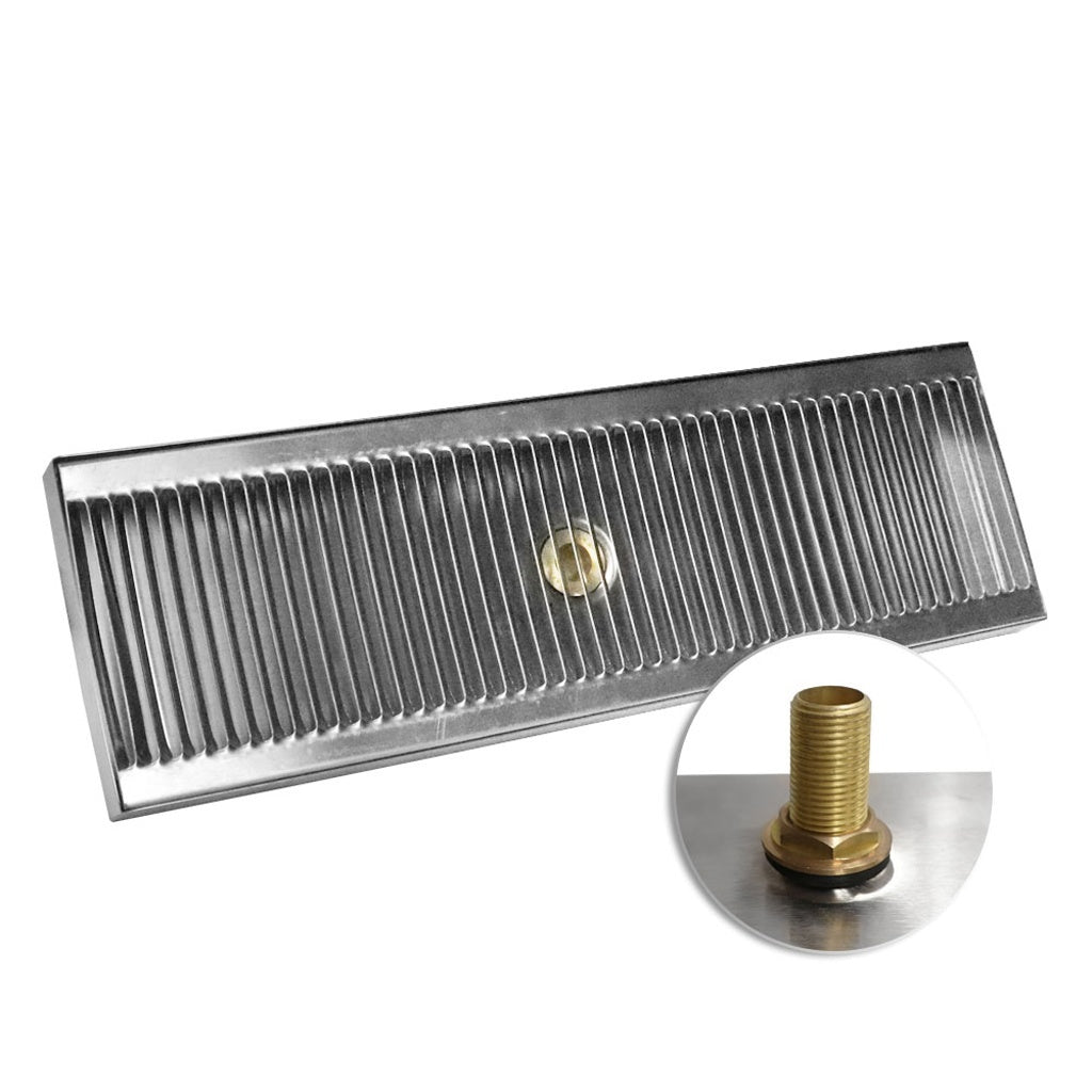 C-M Drain with Drain Tube: 5-1/8in Wide x 16in Long - Ideal Kitchen Essential