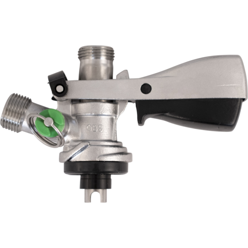 Komos® S-Style Stainless Steel Keg Coupler with 8 mm Duotight Adapters: Upgrade Your Draft System!