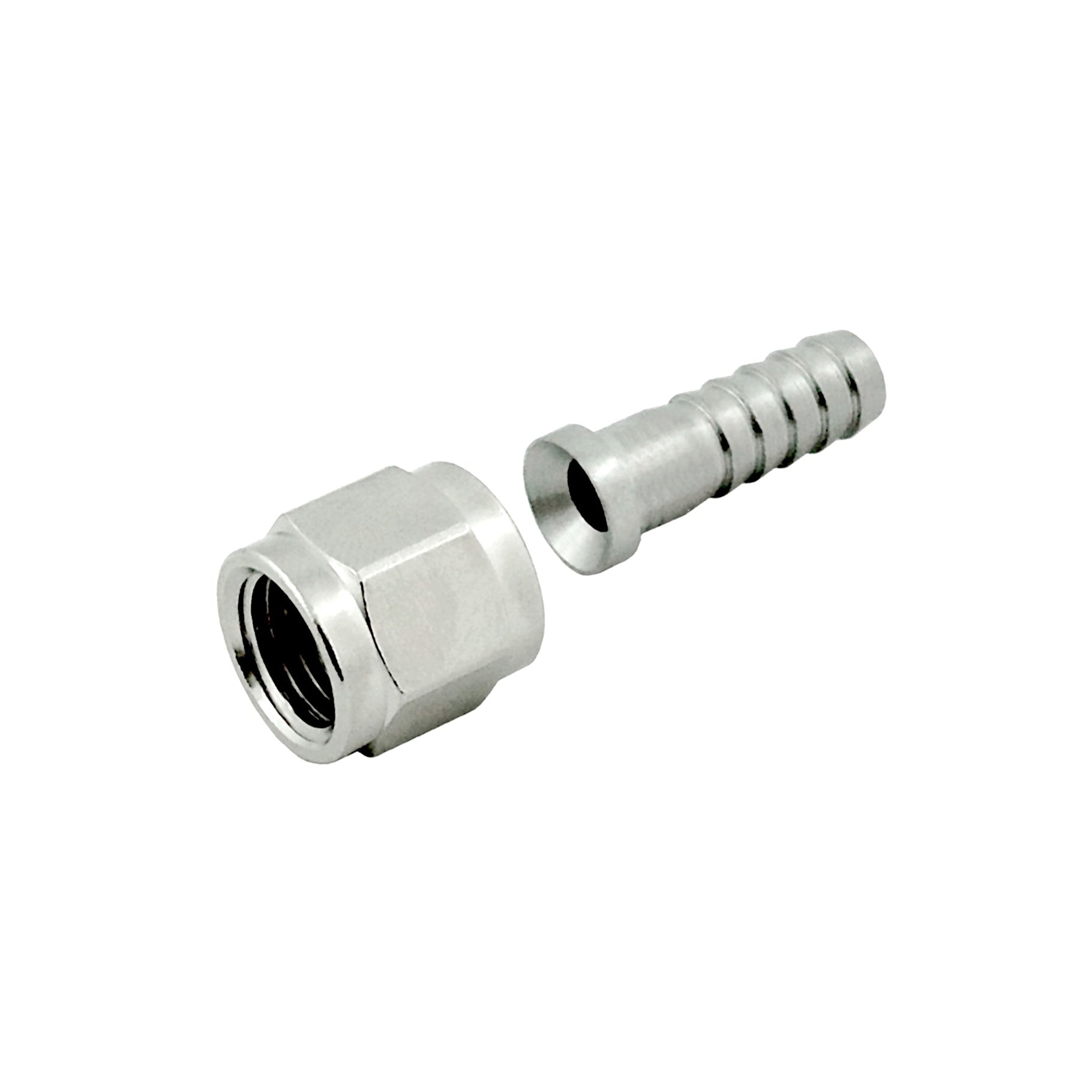 Amazing 1/2in-16Ffl Nut X 1/4inB Stainless Steel Swivel Nut & Stem Set