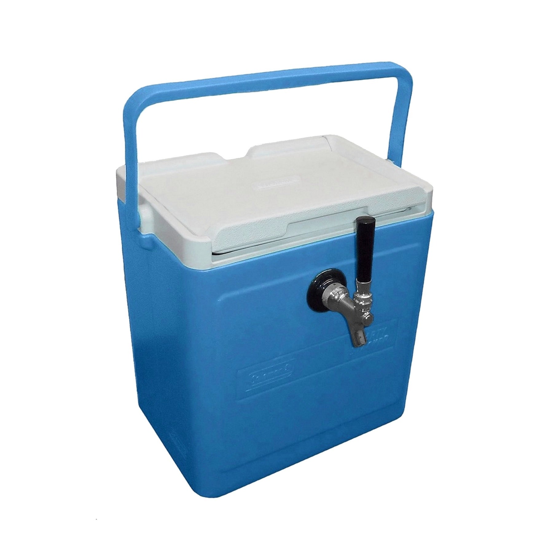 Stunning 50' Blue 304 S/S 18-Qt Coil Dispenser with 1 Faucet