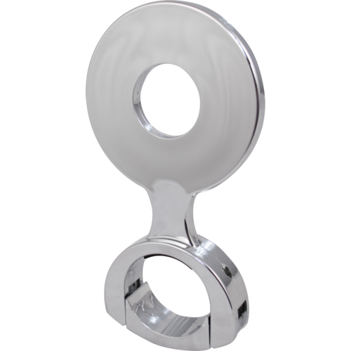 Stunning Chrome Plated Plastic Decal Holder - 73 mm