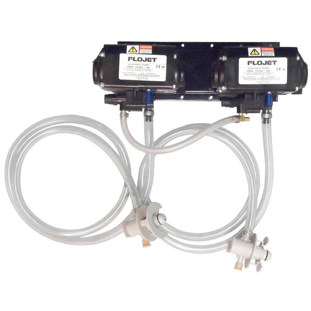 Flojet QCD II 2-Pump Syrup Pump & Bracket Assembly: Upgrade Your Beverage System!