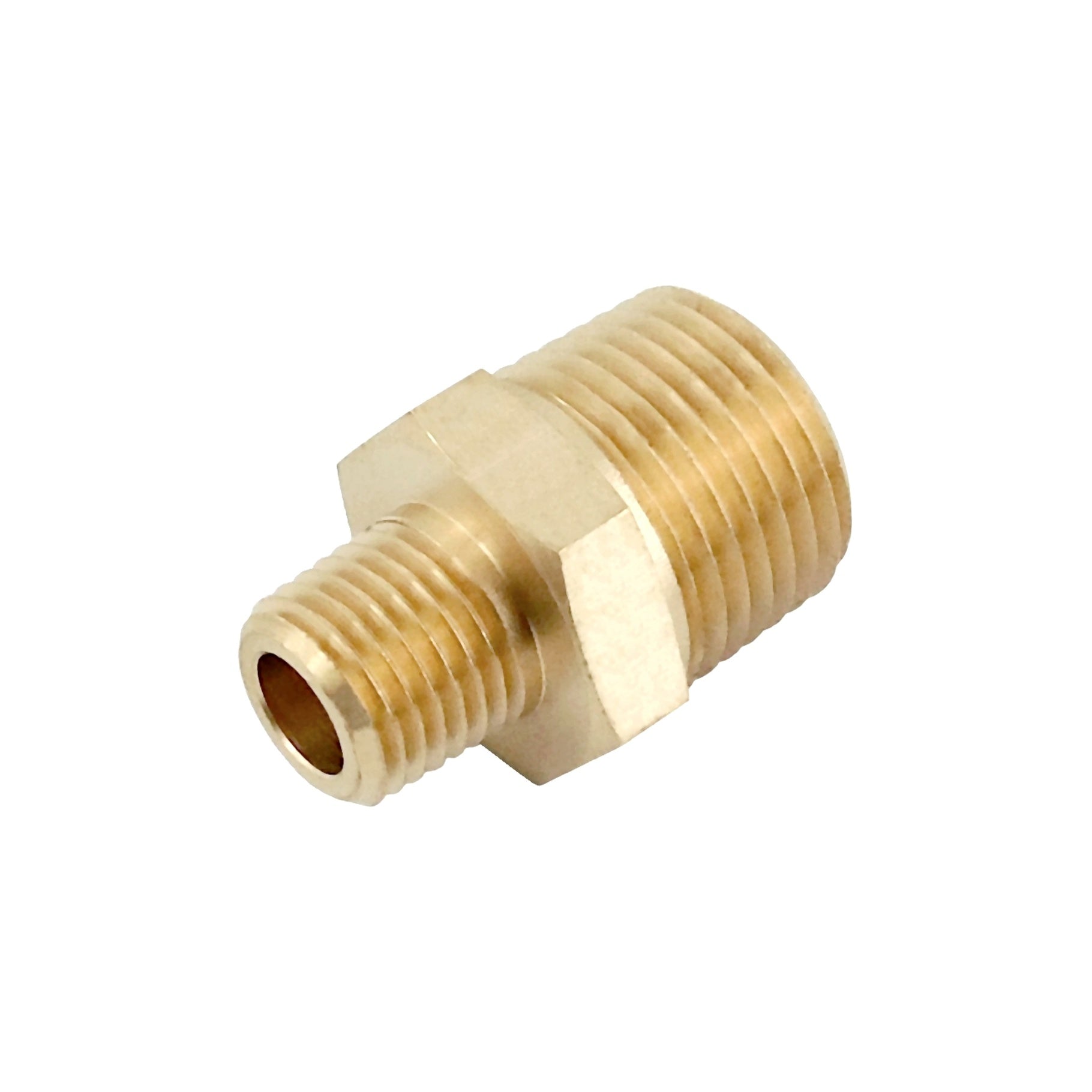 Amazing 1/2in MPT to 1/4in MPT Brass Pipe Reducer