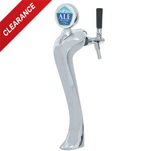 Hot Glycol Cooling Beer Tower - 1 Faucet - Chrome Finish - Medallion - Get Yours Now!