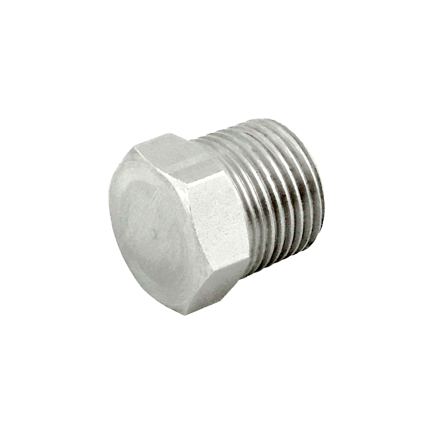 Premium 304 Stainless Steel 3/8in MPT Hex Head Plug