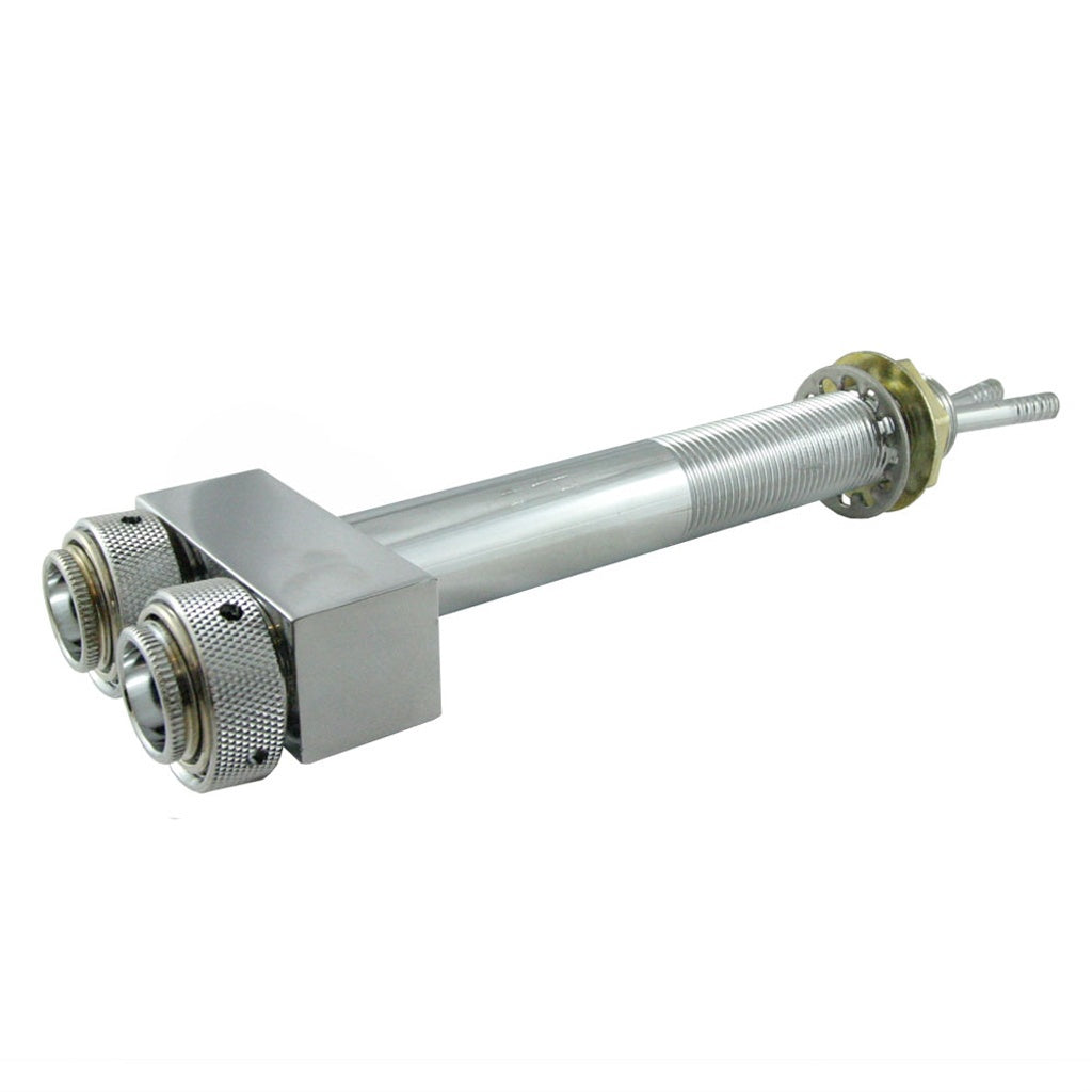Stunning Dual Shank 1/4in Bore X 6in L Chrome Assembly