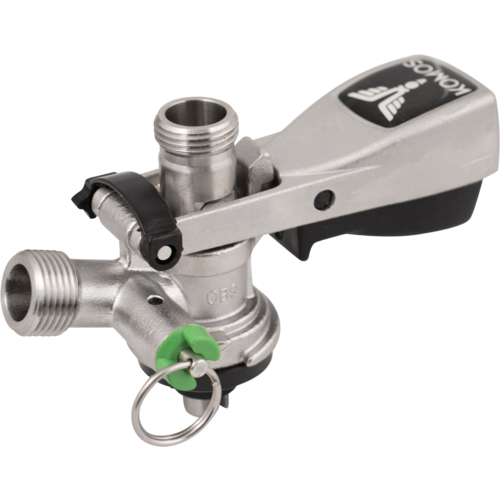 Komos® S-Style Stainless Steel Keg Coupler with 8 mm Duotight Adapters: Upgrade Your Draft System!