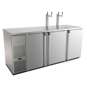 Pro-Line Draft Beer Kegerator - The Ultimate 4 Half - Keg Solution in 80 - Stainless Steel