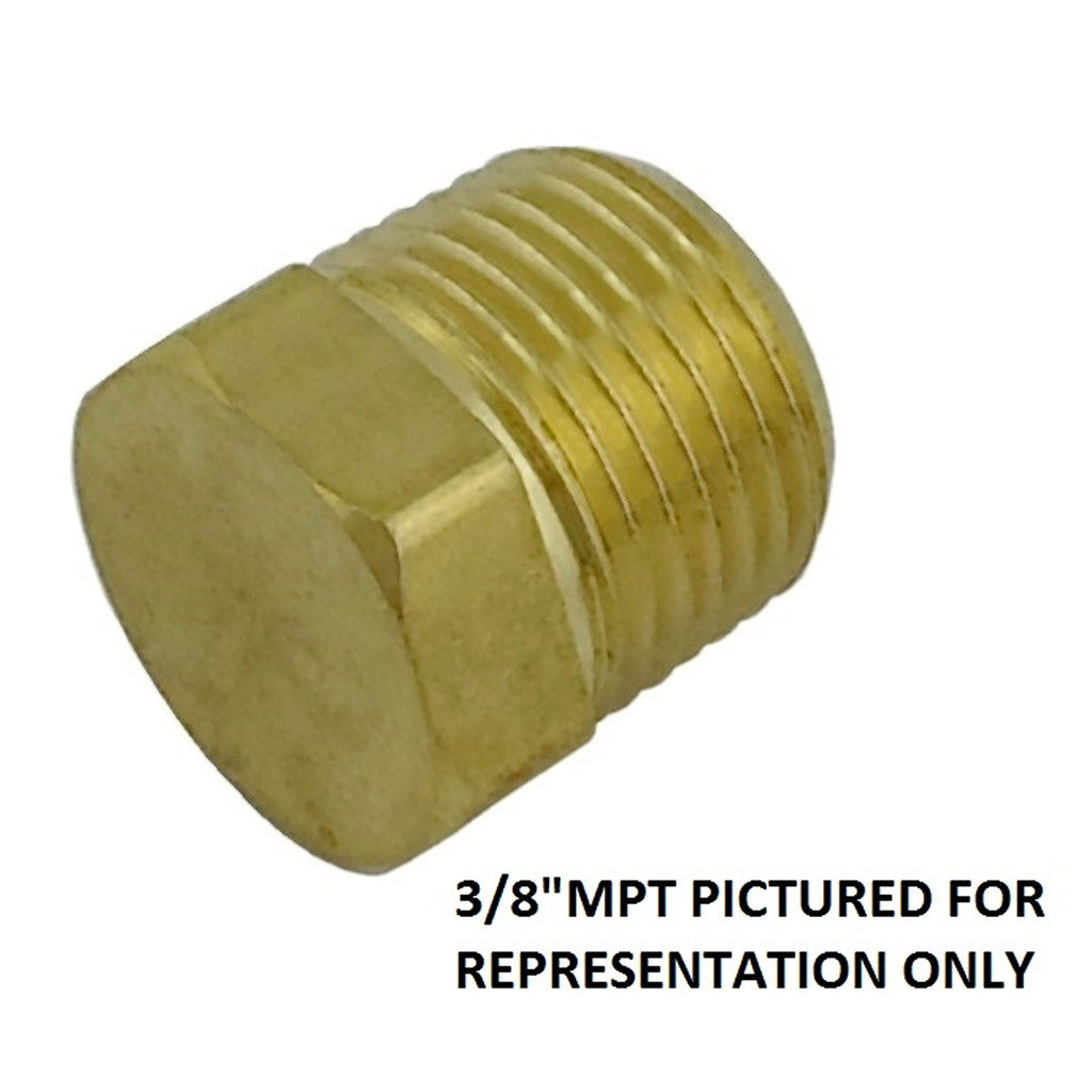 Amazing 1/2in MPT Brass Hex Head Plug