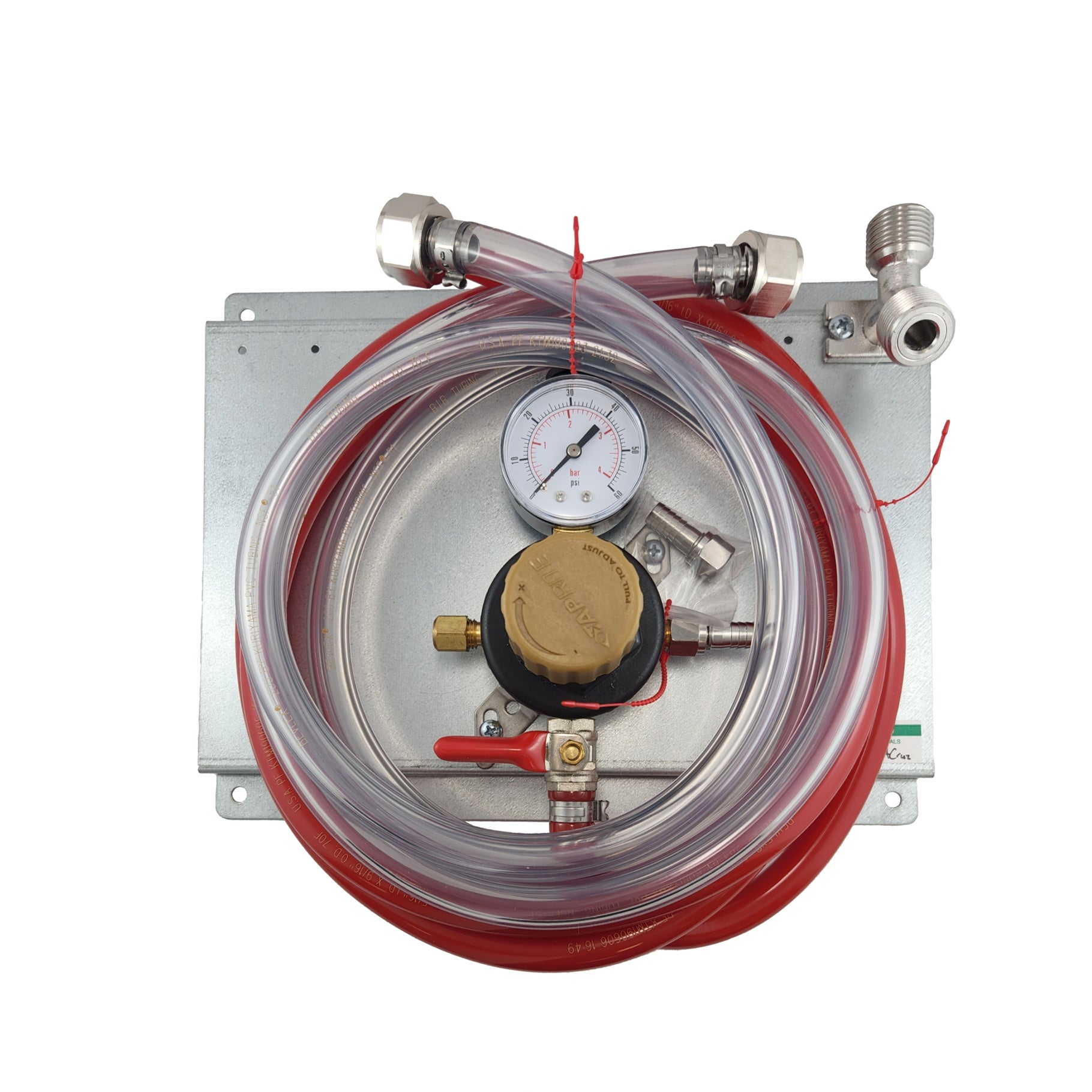Single Section Panel: Ultimate Beer Dispensing Solution with Bracket and Tap Tubing Set