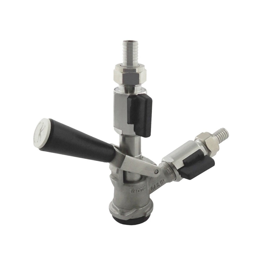 Amazing Manual Keg Wash/Fill Coupler - Amer Sanke 304 S/S