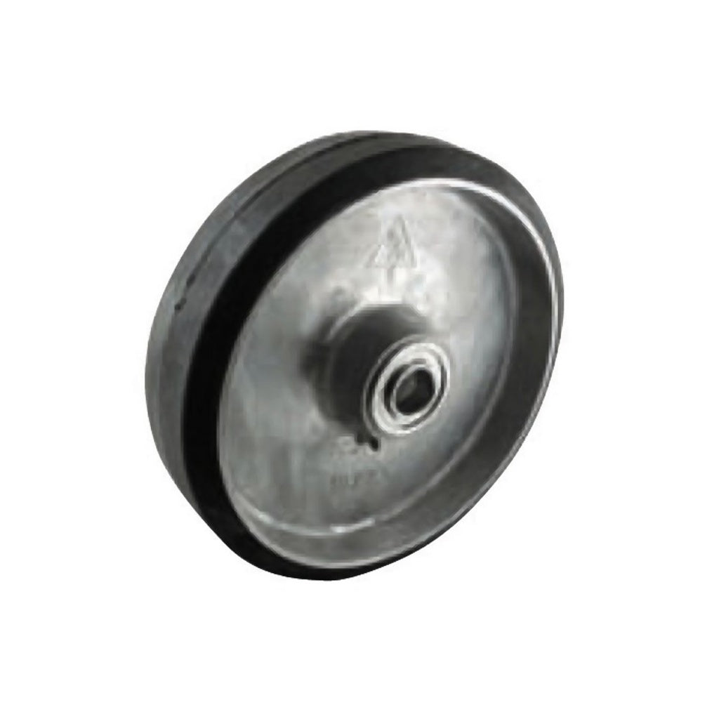 Sturdy 2 - 5inW X 10inDia Molded Rubber/Aluminum Core Wheels - Get Yours Now!