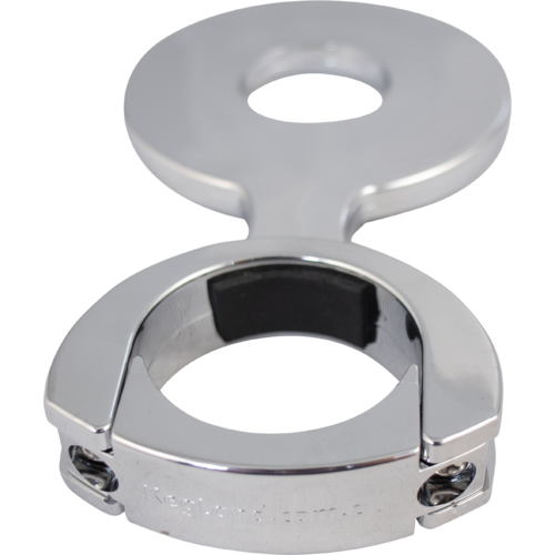 Stunning Chrome Plated Plastic Decal Holder - 73 mm