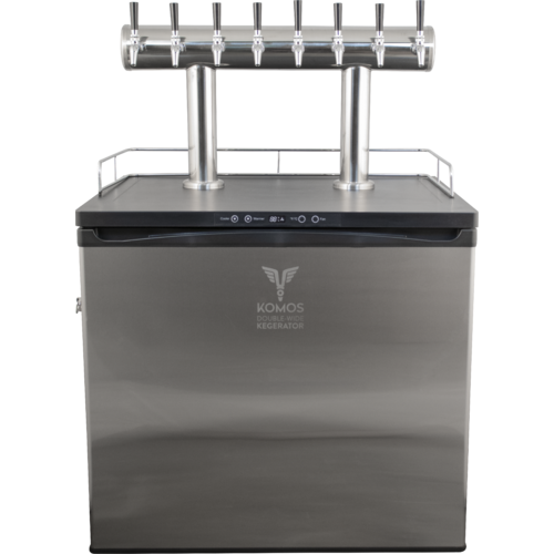 Komos® Double T Bar Draft Tower - 8 Tap: The Ultimate Draft Solution