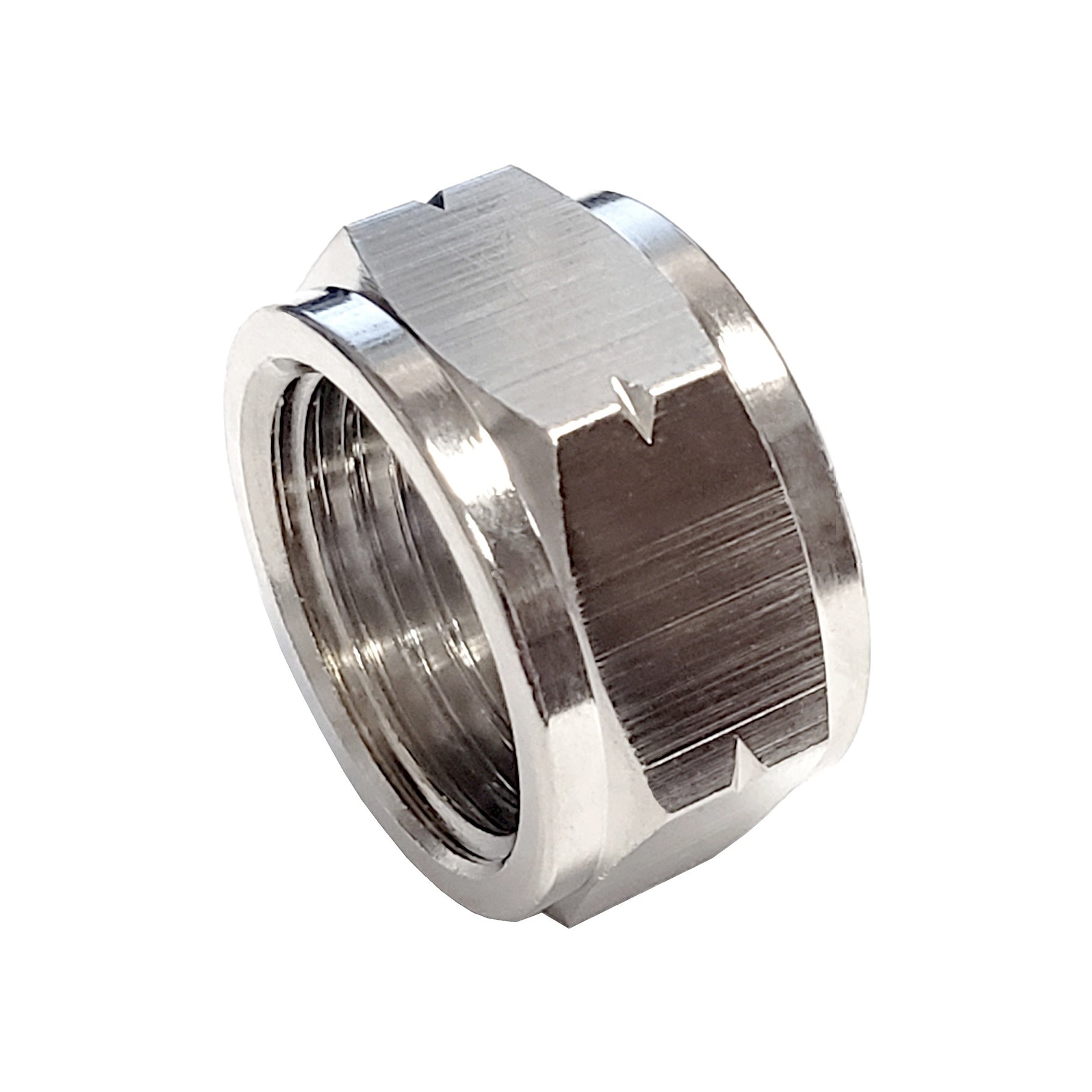Stunning Co2 Swivel Nut in Plated Brass