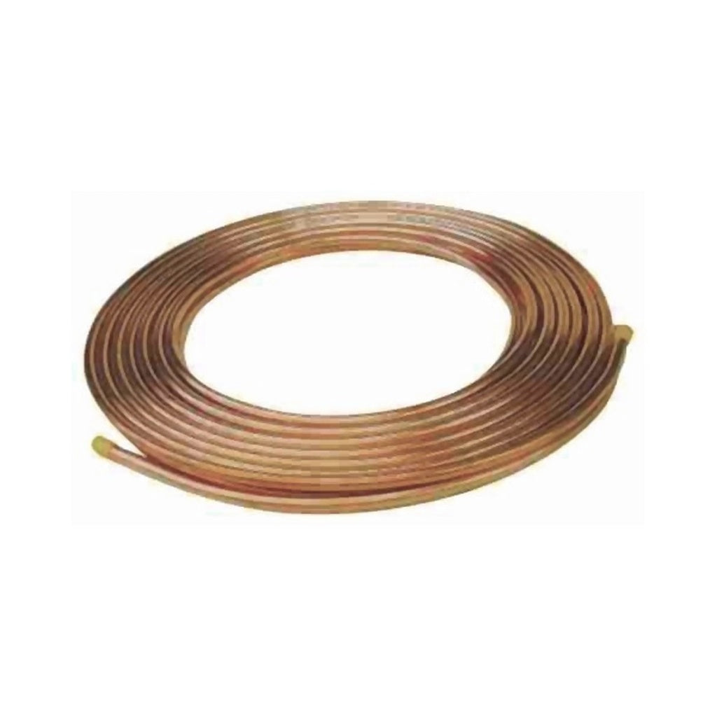 Premium Refrigeration-Grade 1/4-Inch Copper Tubing - 50-Foot Roll, NSF Certified