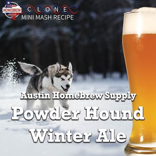 Unleash Your Inner Brewer with Powder Hound Winter Ale Clone MINI MASH Homebrew Kit (21B)