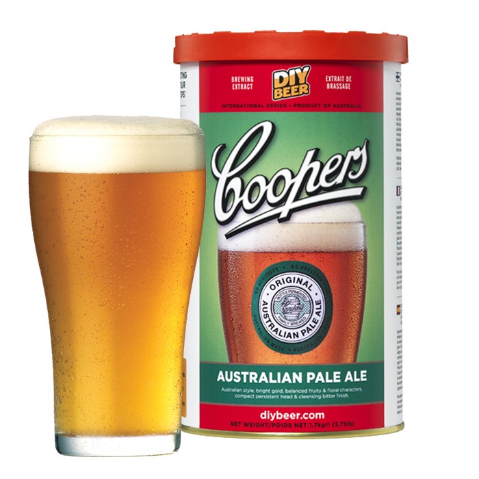Coopers Australian Pale Ale Hopped Can Kit: Craft Your Iconic Aussie Beer!