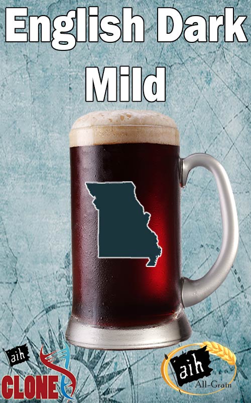 Irresistible English Dark Mild All Grain Recipe Kit - Missouri Beer Company Clone
