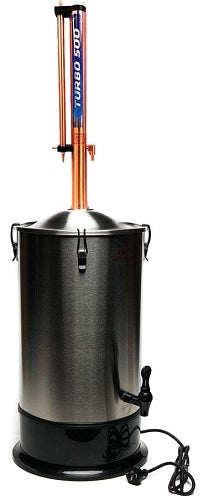 Still Spirits Turbo 500 Boiler with Copper Re-flux Condenser (110v) - Premium Distillation Solution